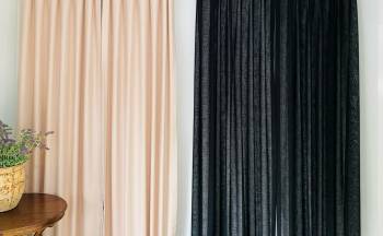 colorful curtains